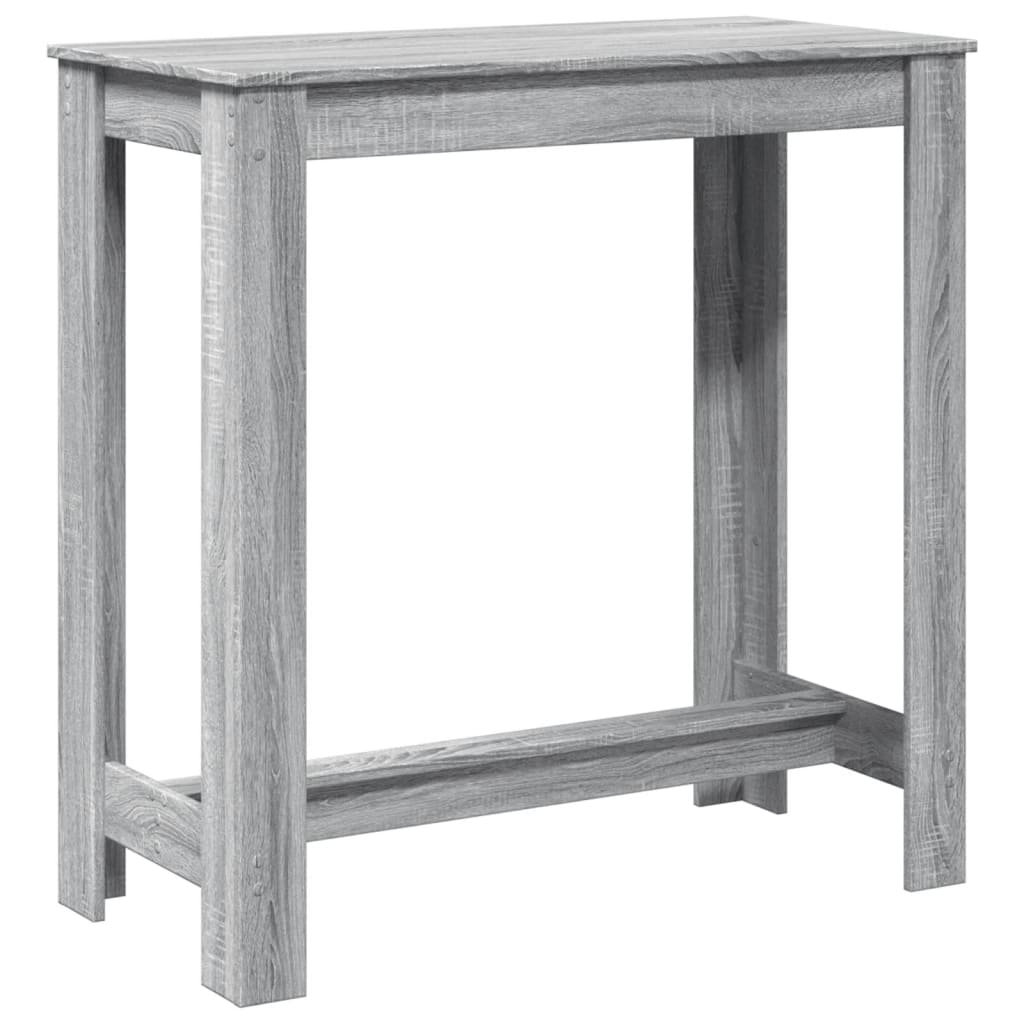 DEvidaxl Vidaxl bar table made, 102 x 50 x 103.5cm Grey/Sonoma